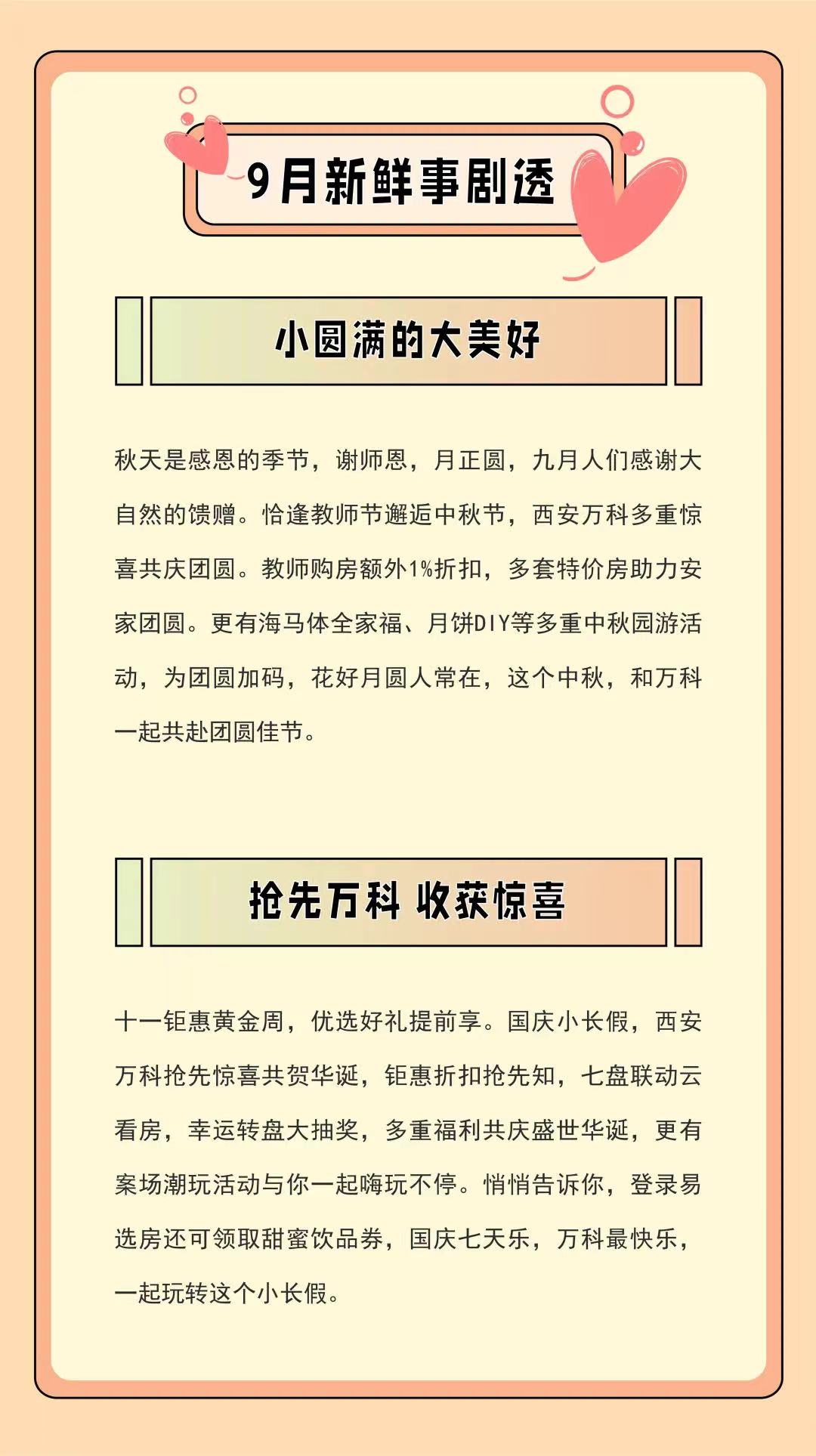 西安万科“金九银十”12盘在售
