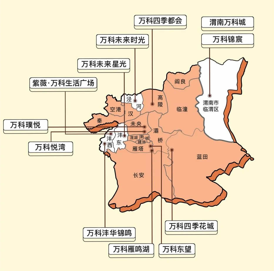 西安万科“金九银十”12盘在售